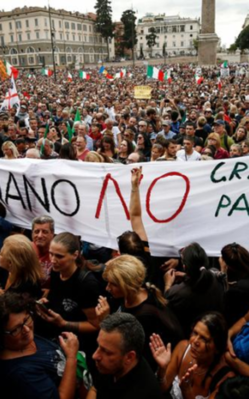 VÍDEO MENSAGEM do Arcebispo Carlo Maria Viganò  Roma – Piazza del Popolo 9 de outubro de 2021.